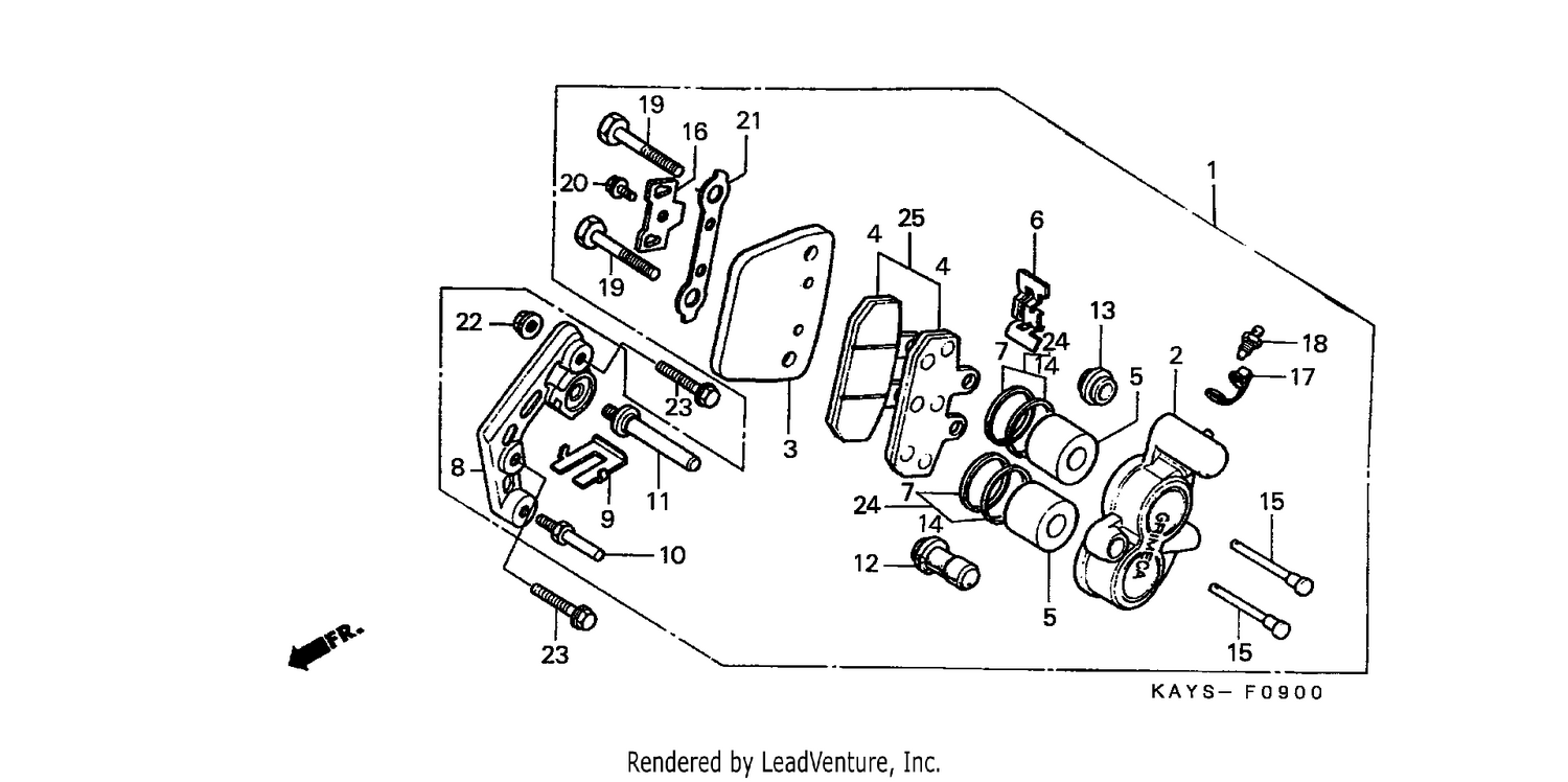 FRONT BRAKE CALIPER