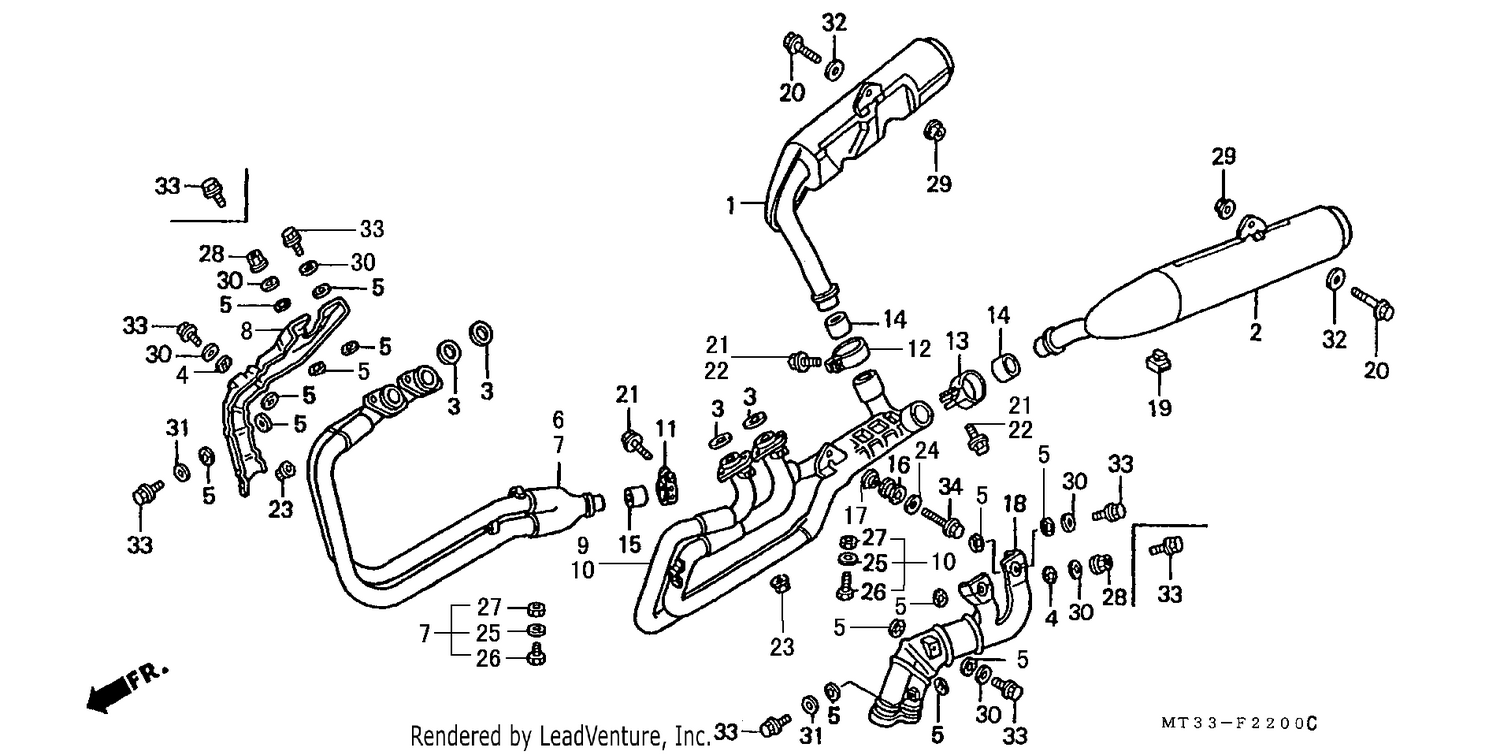 EXHAUST MUFFLER