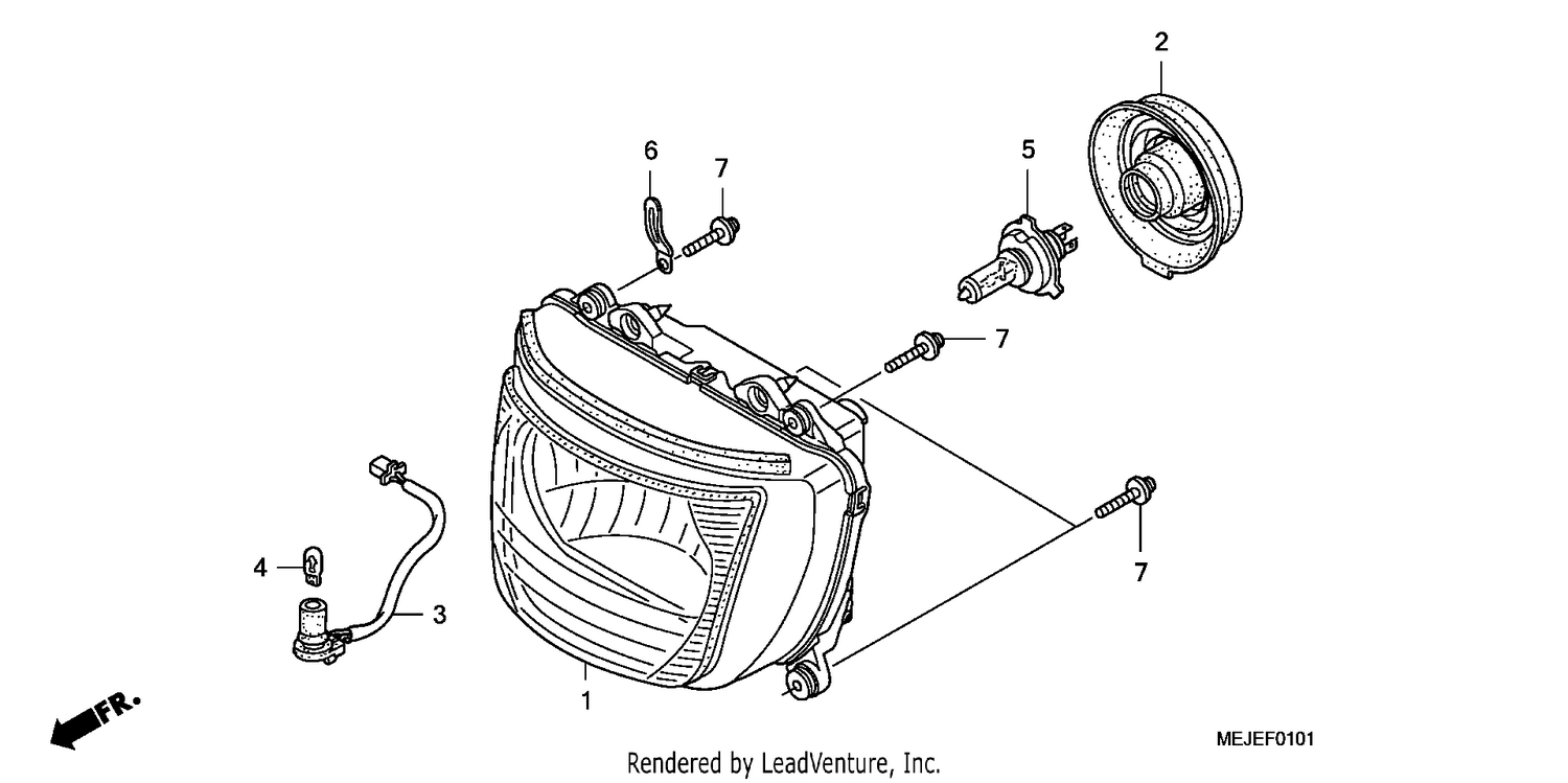 HEADLIGHT (CB1300S/SA)