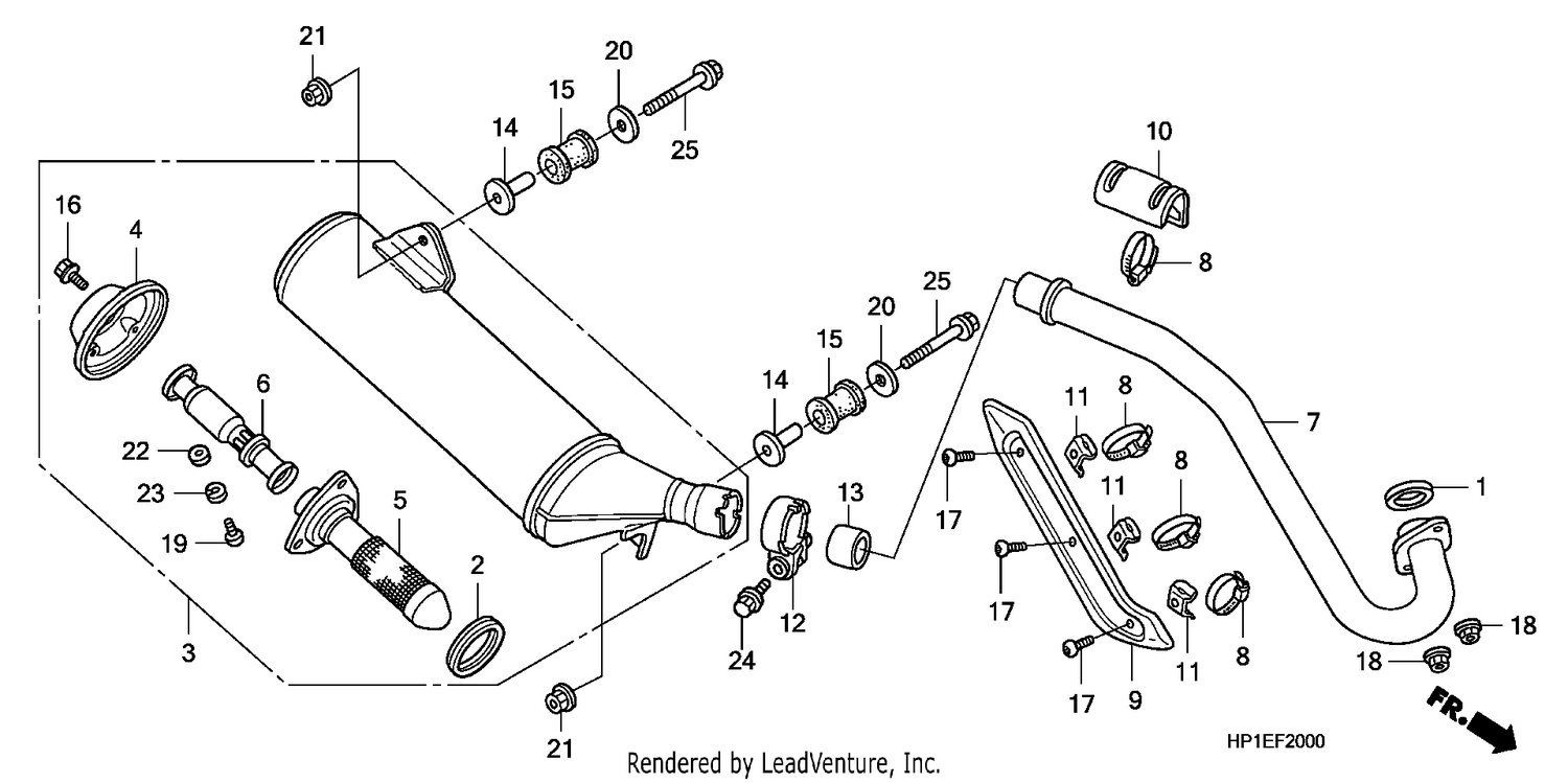 EXHAUST MUFFLER