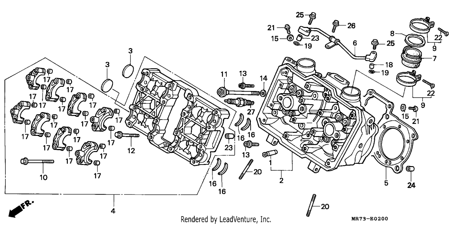 CYLINDER HEAD (FRONT)