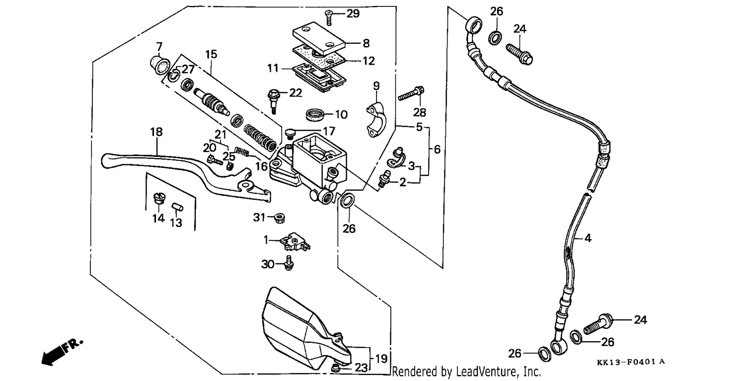 FR. BRAKE MASTER CYLINDER (2)
