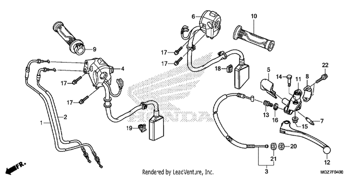 HANDLE LEVER/ SWI TCH/ CABLE