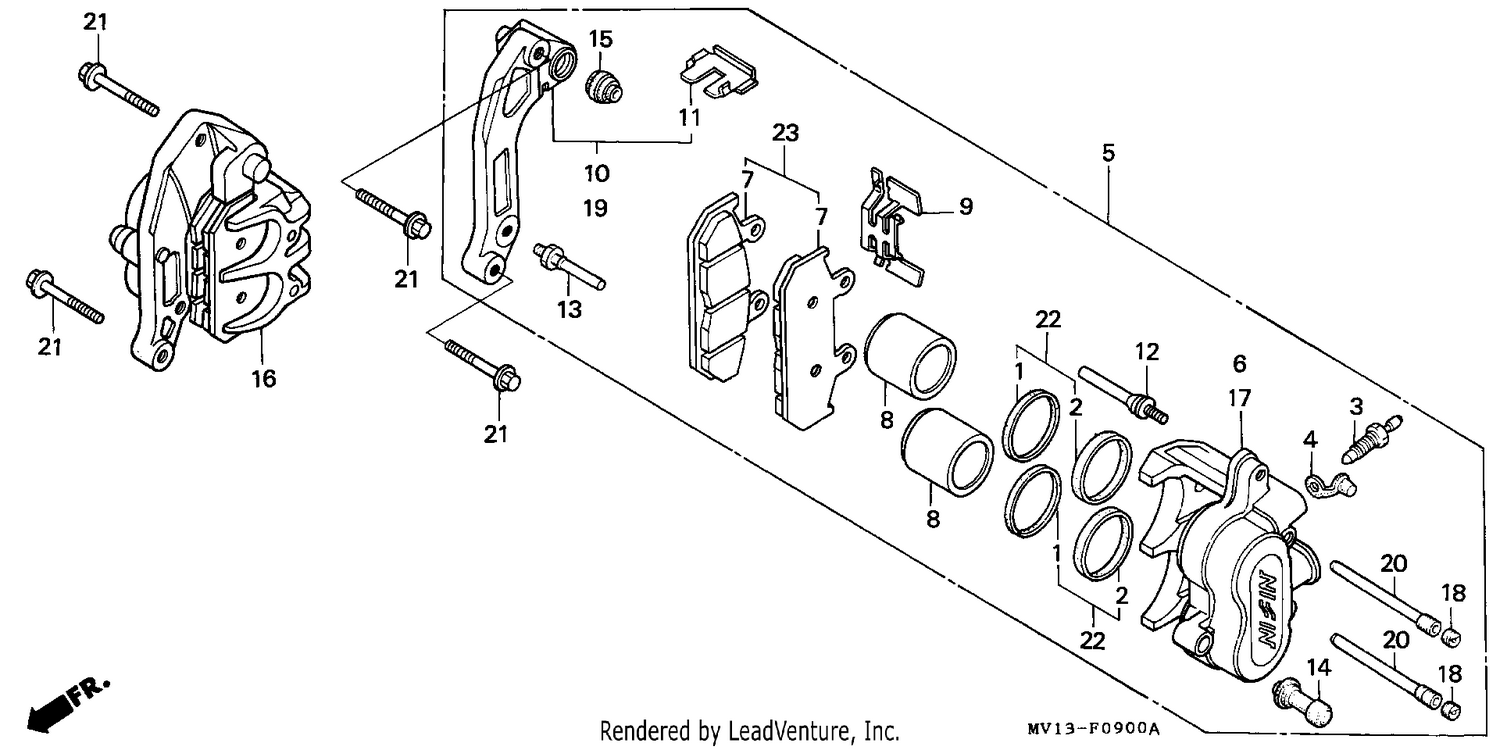 FRONT BRAKE CALIPER