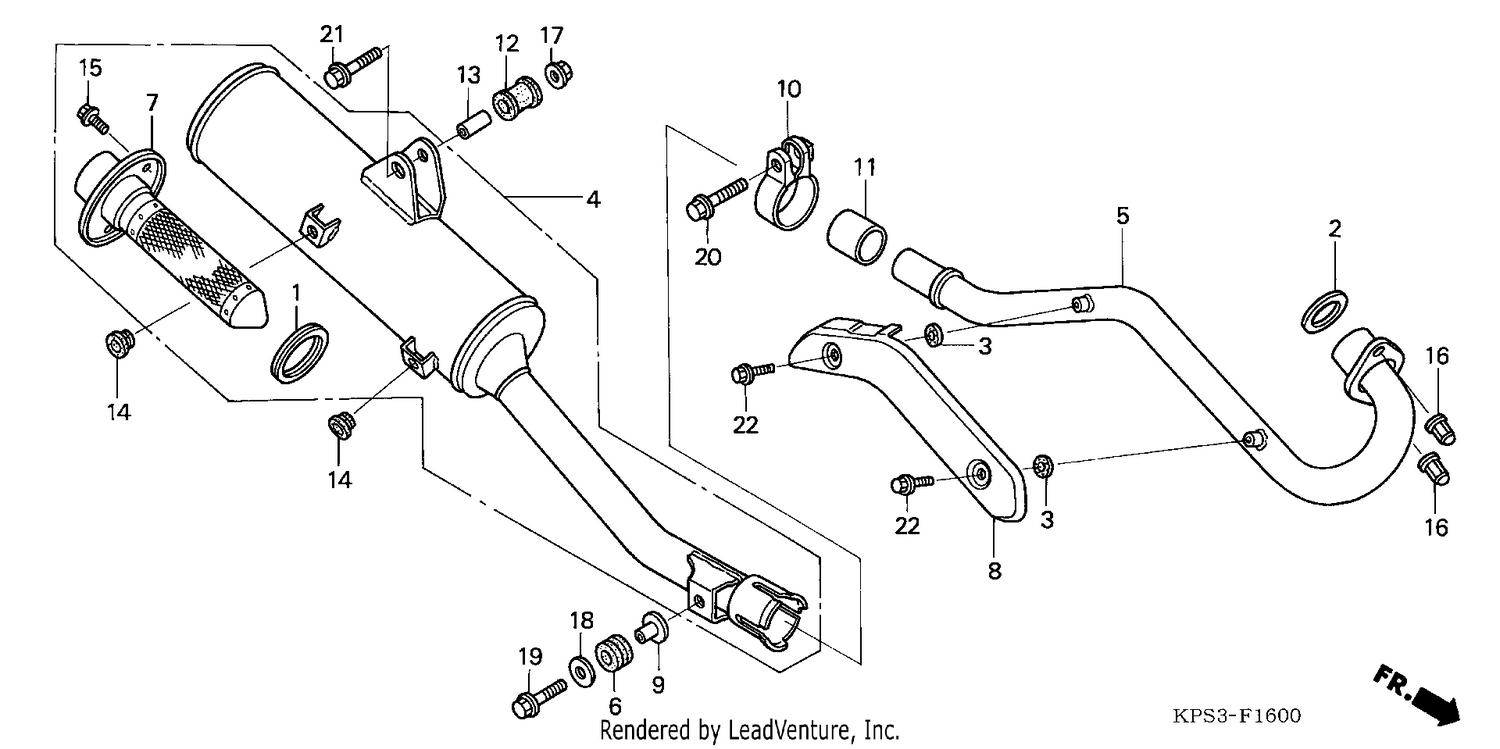 EXHAUST MUFFLER