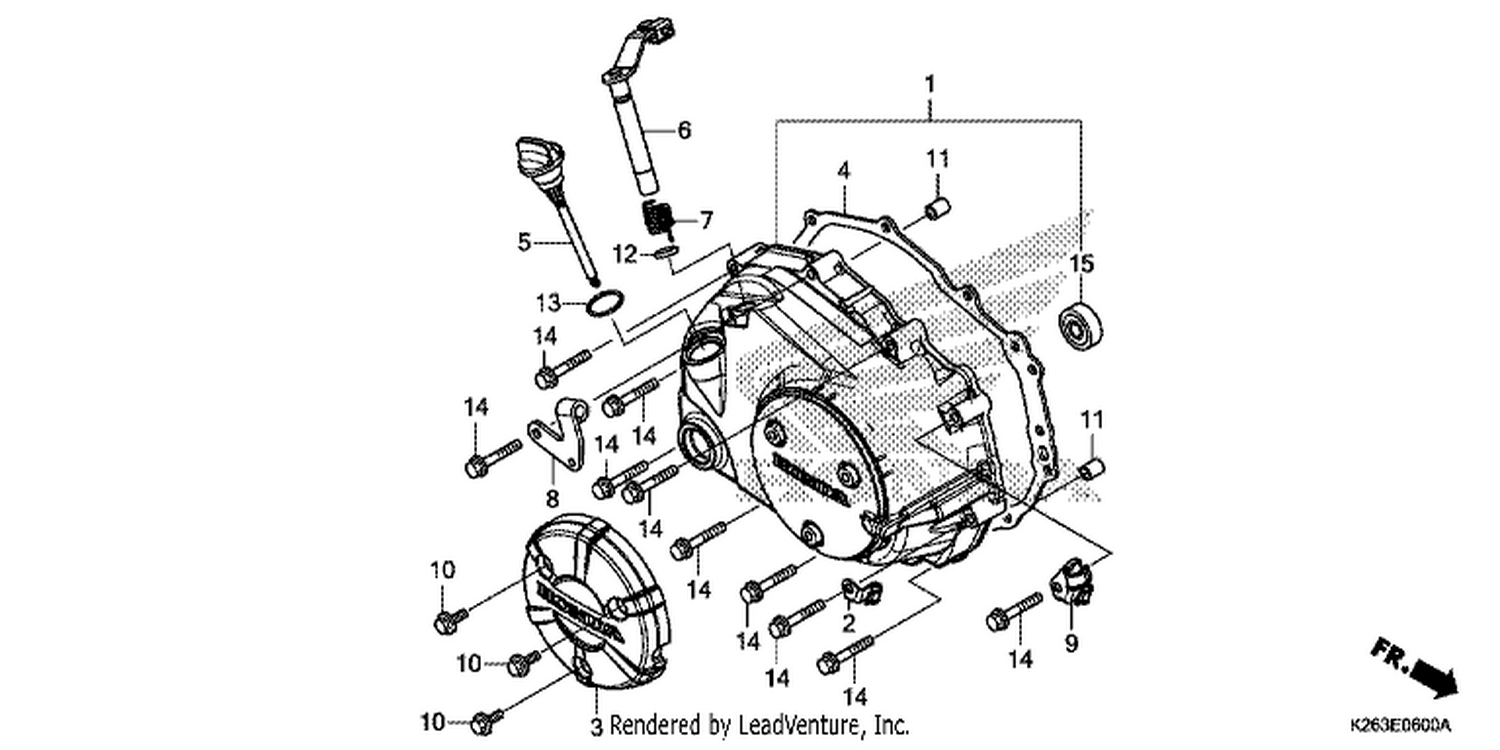  RIGHT CRANKCASE COVER