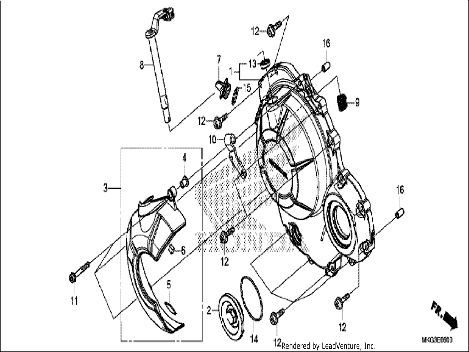  RIGHT CRANKCASE COVER