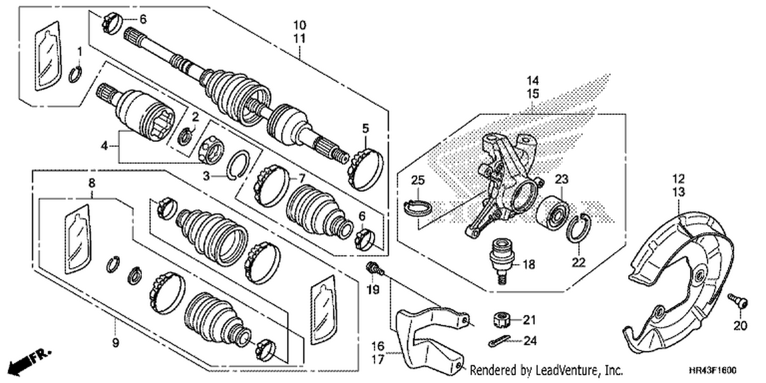  FRONT KNUCKLE/ FRONT DRI VE SHAFT