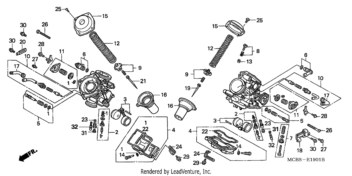 CARBURETOR (COMPONENT PARTS)