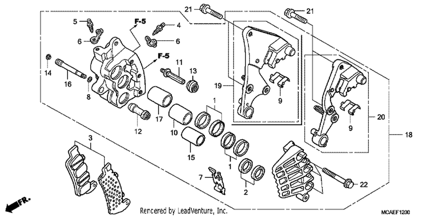  RI GHT FRONT BRAKE CALI PER (ABS)