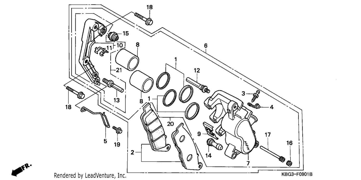 FRONT BRAKE CALIPER