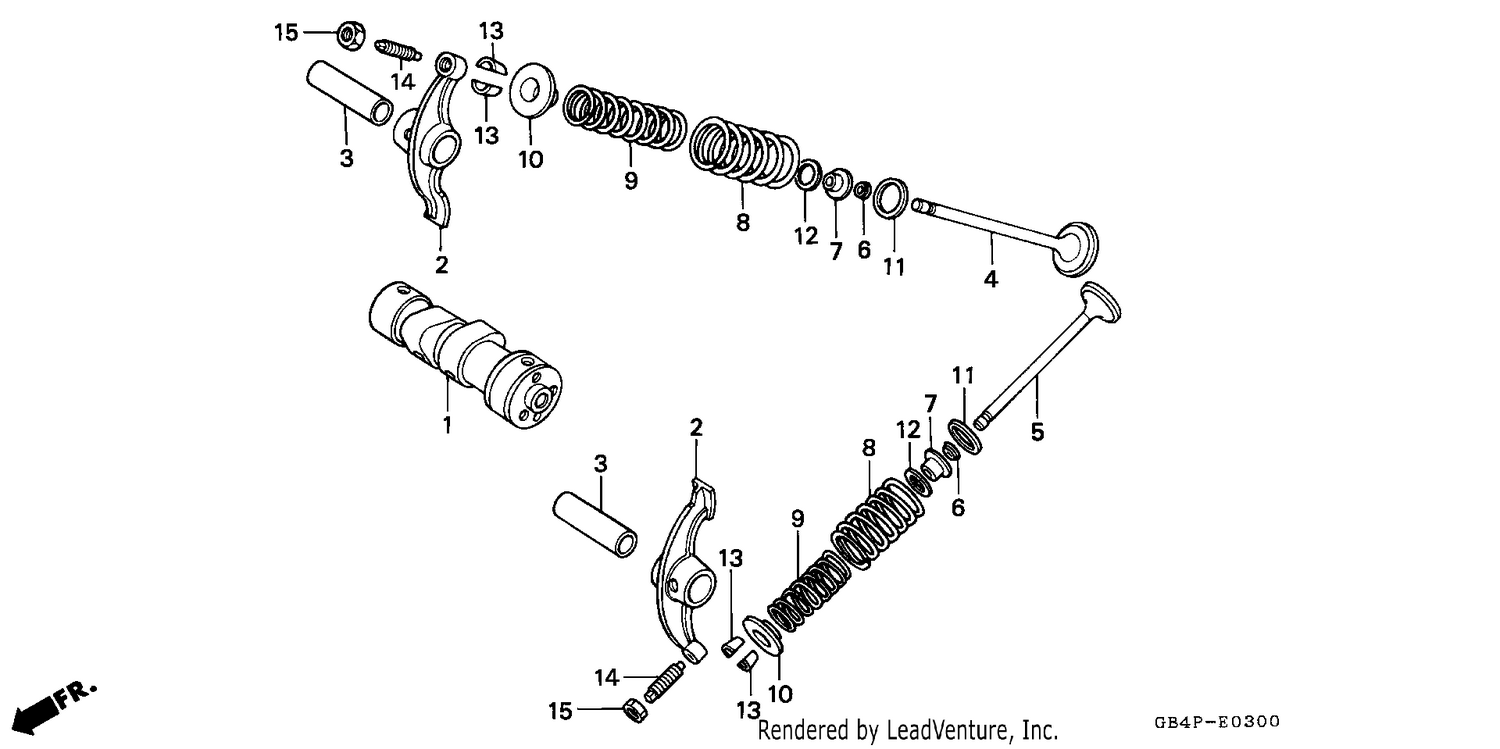 CAMSHAFT/VALVE (C50P/C50T)