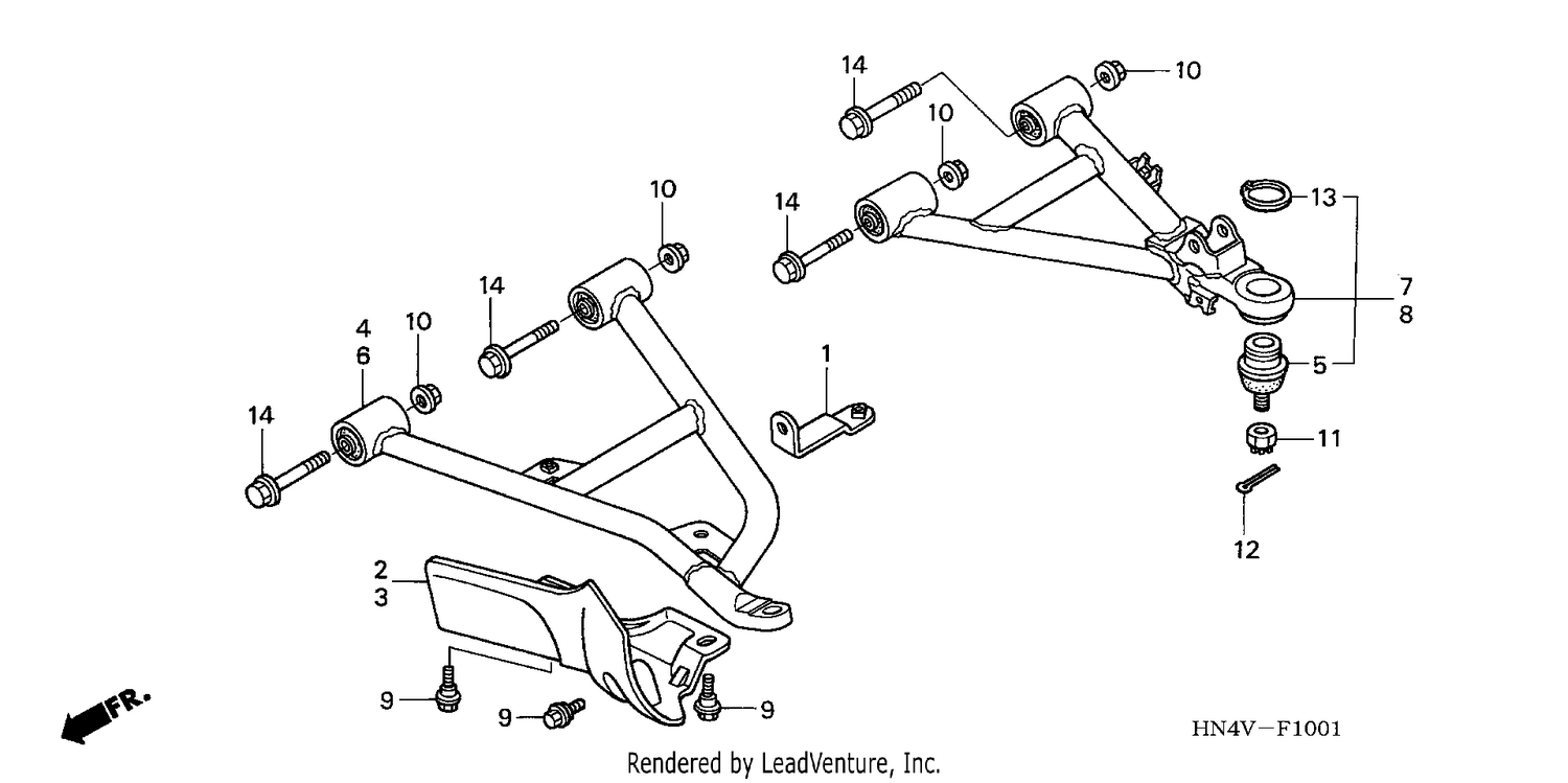 FRONT ARM (TRX350FM/FE)