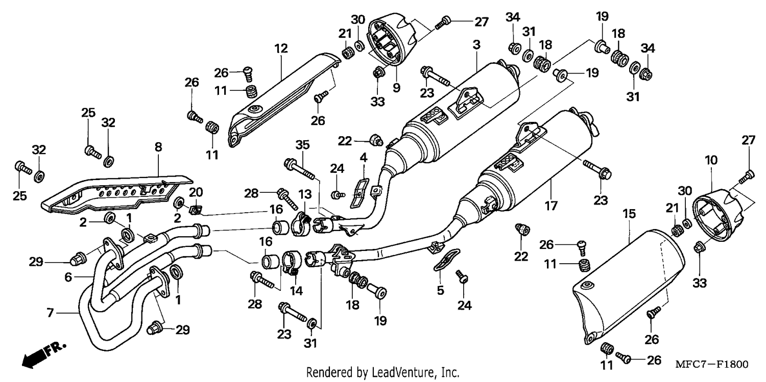EXHAUST MUFFLER