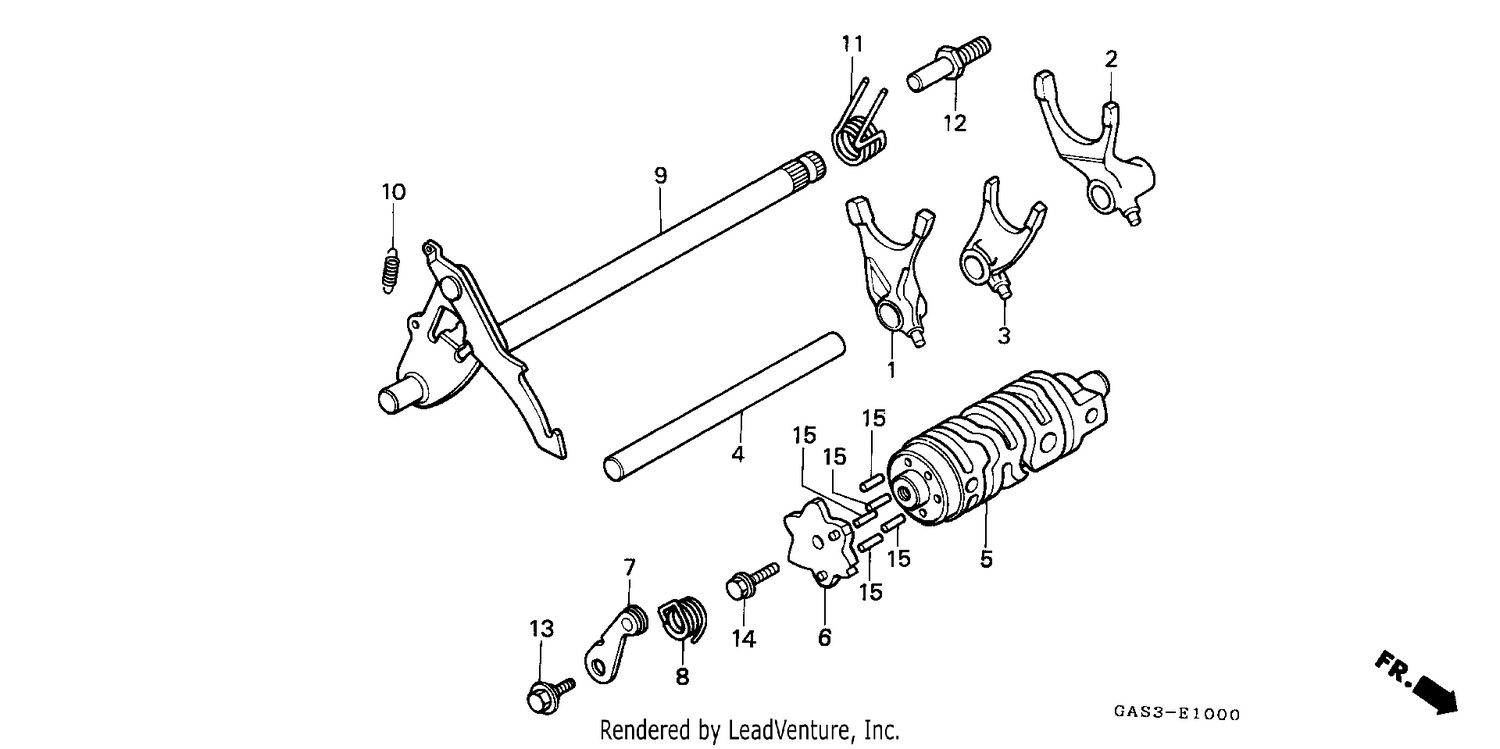 SHIFT DRUM/SHIFT FORK