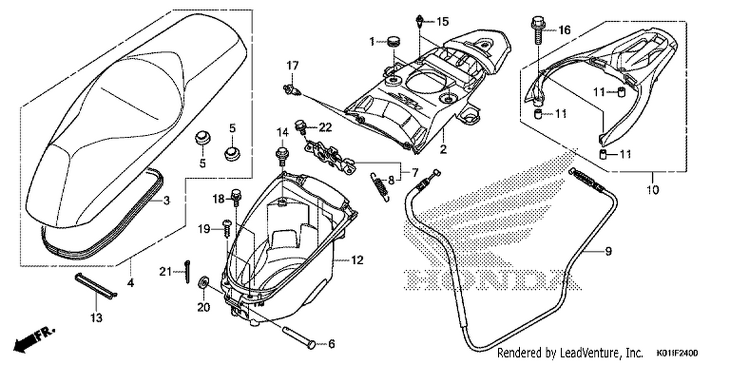  SEAT/LUGGAGE BOX