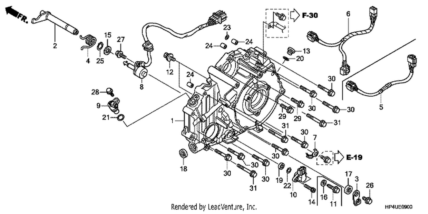  REAR CRANKCASE COVER