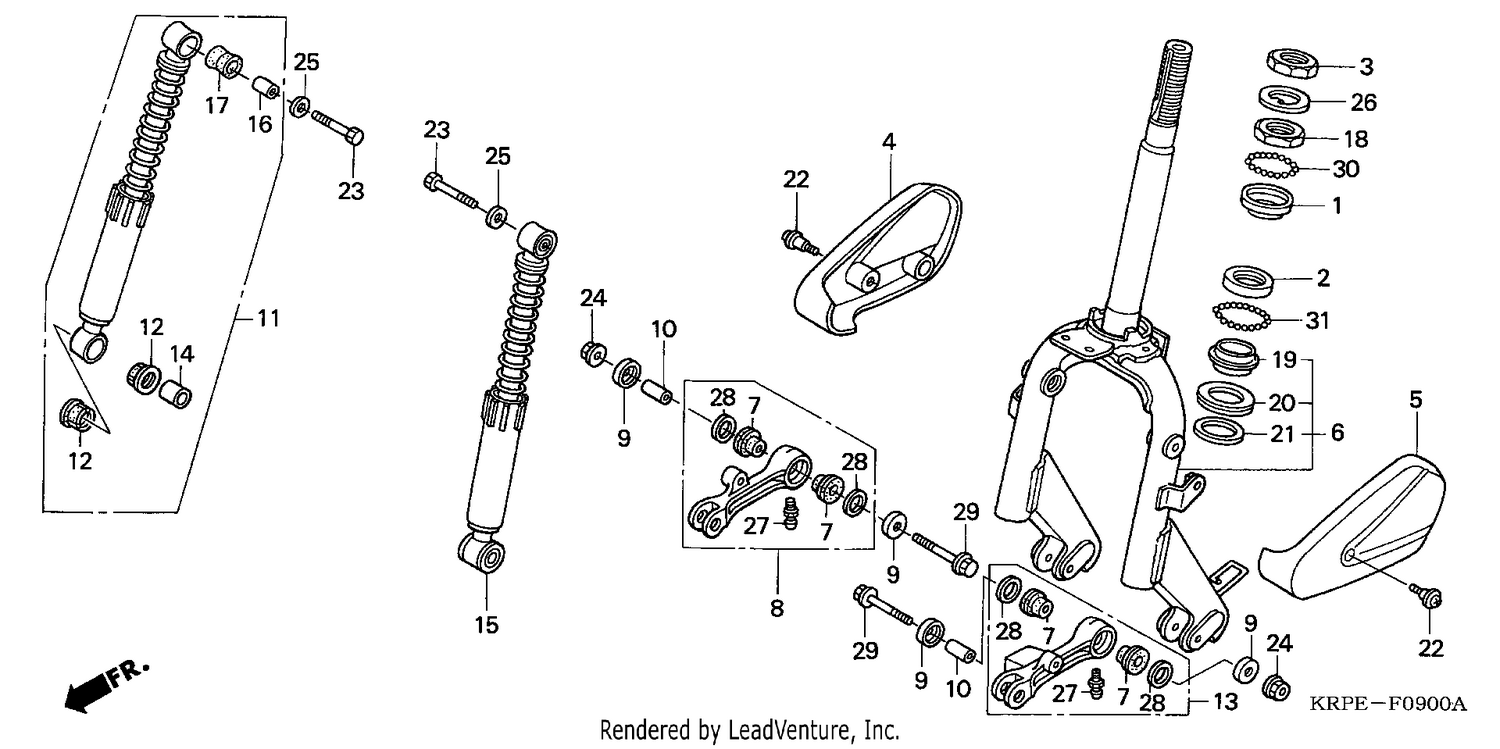 STEERING STEM/ FRONT FORK