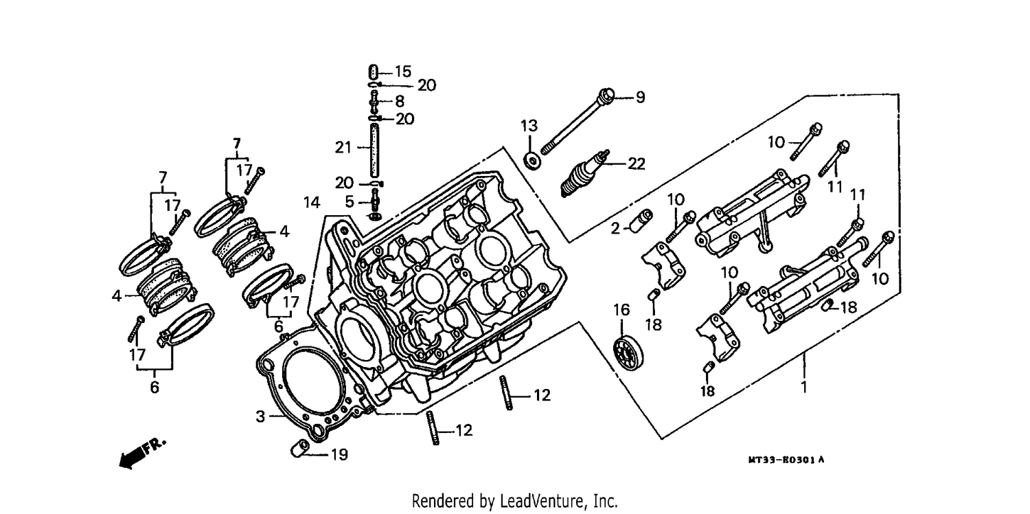 LEFT CYLINDER HEAD