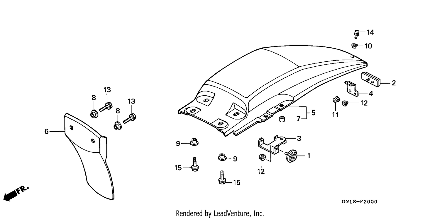 REAR FENDER (1)