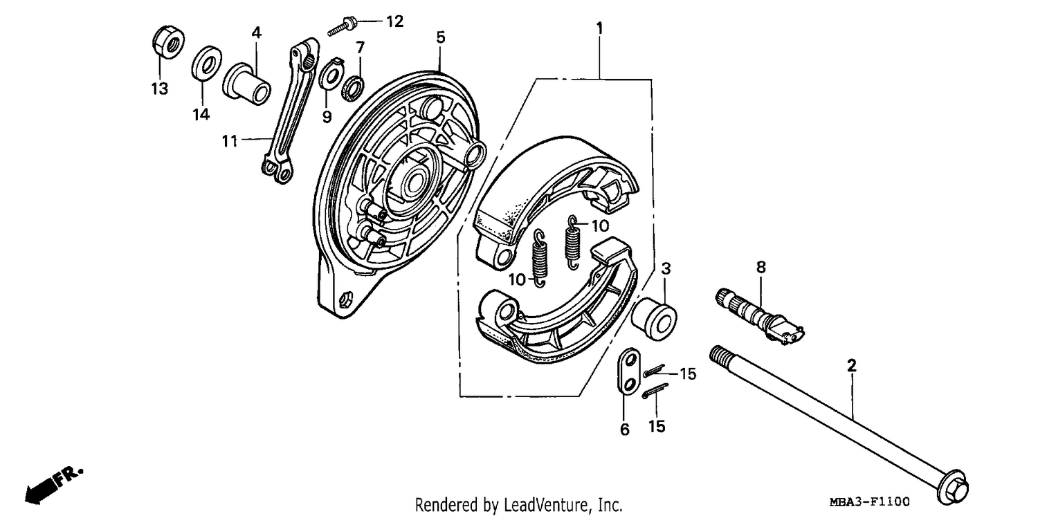 REAR BRAKE PANEL