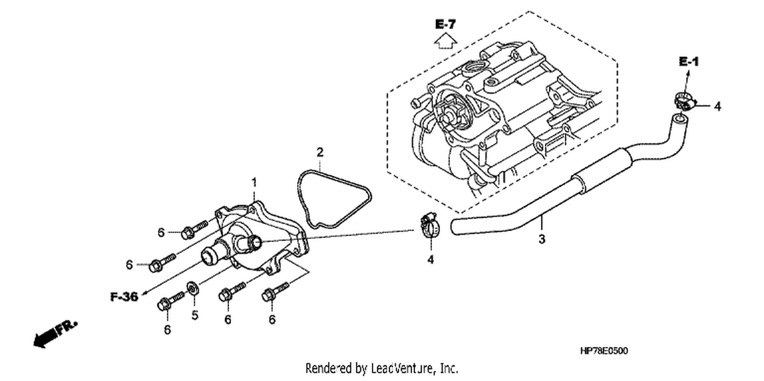  WATER PUMP COVER