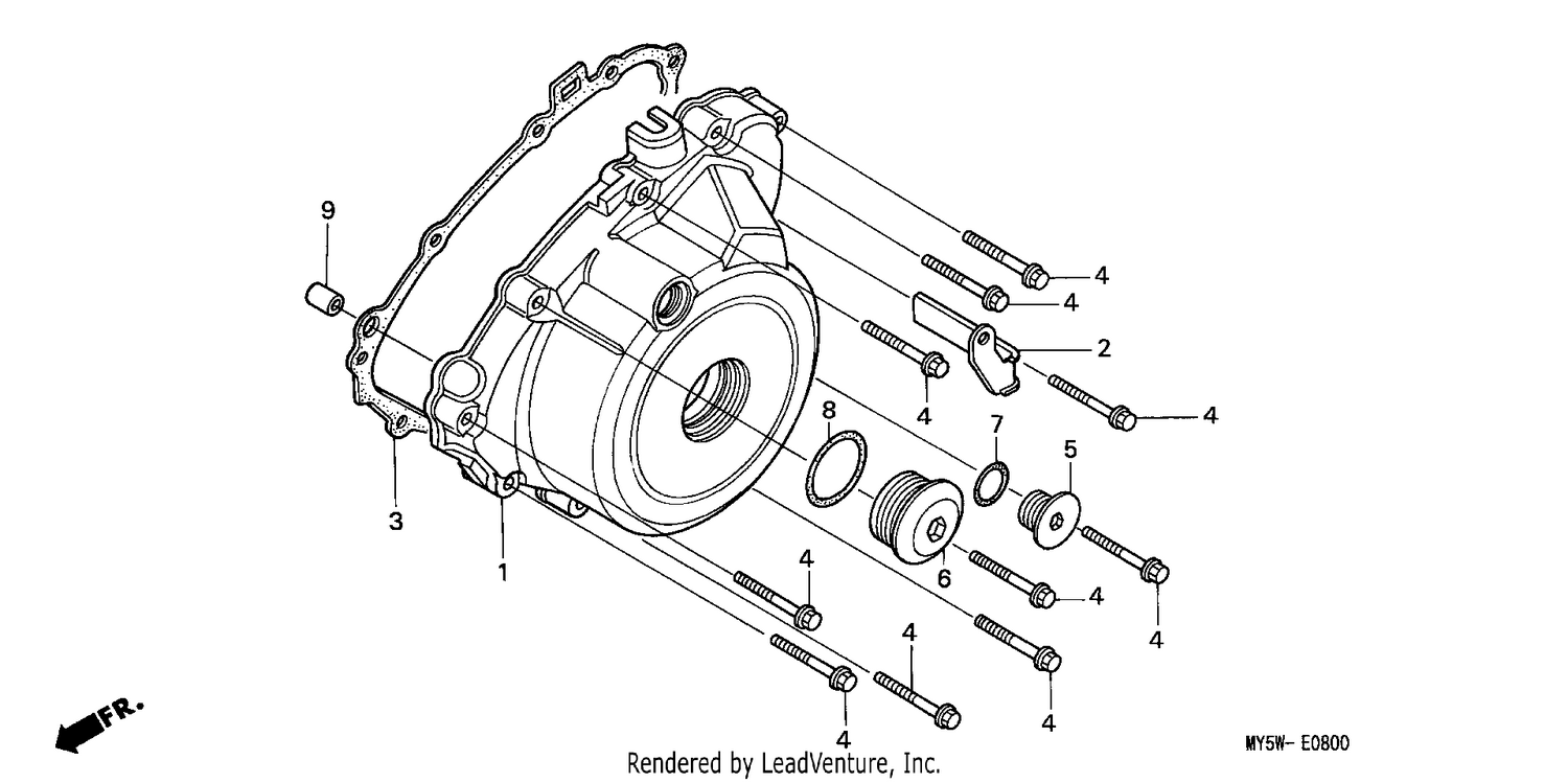 LEFT CRANKCASE COVER
