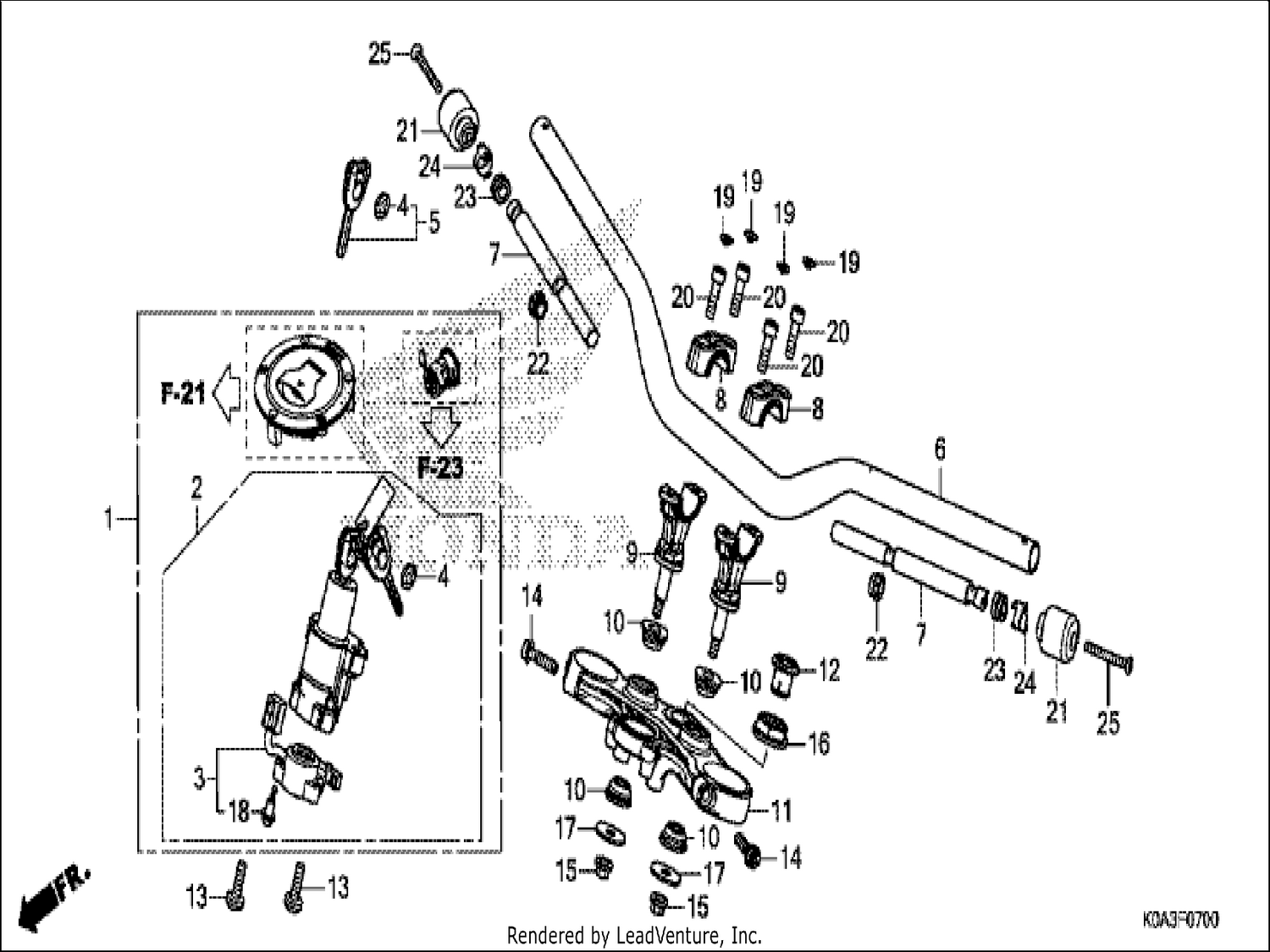  HANDLE PIPE/TOP BRIDGE