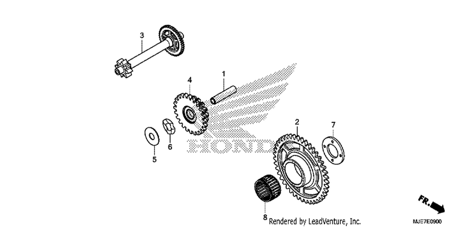  STARTING DRIVEN GEAR