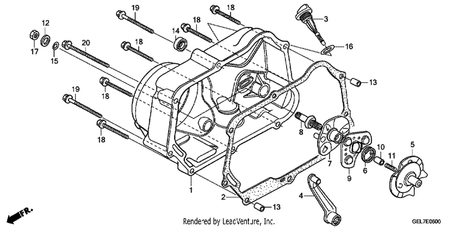  RIGHT CRANKCASE COVER