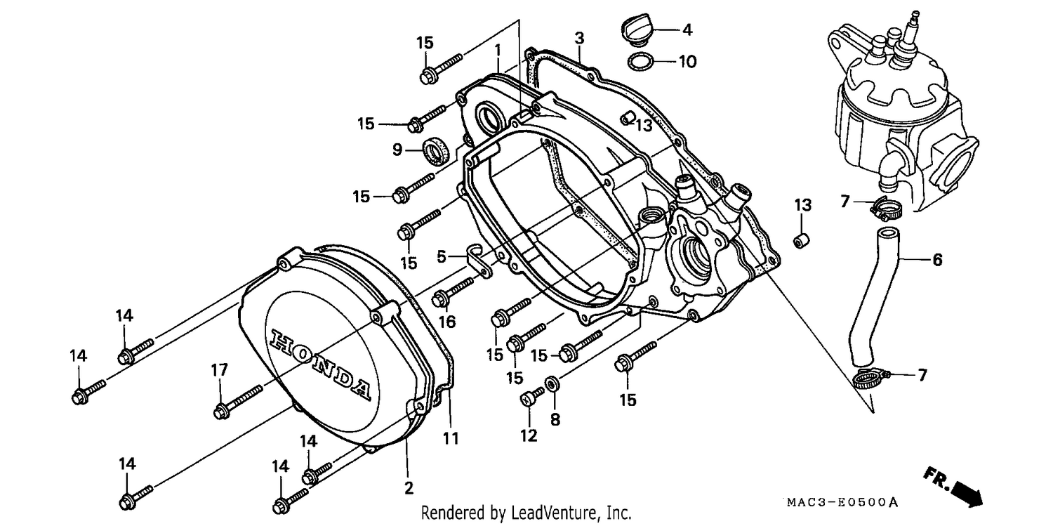 RIGHT CRANKCASE COVER