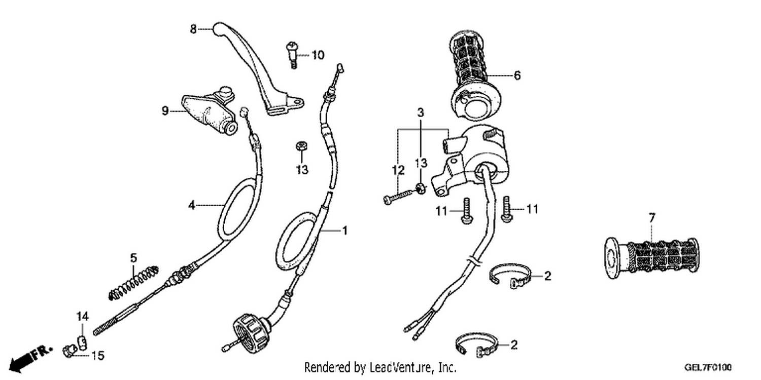  HANDLE LEVER/SWITCH/CABLE