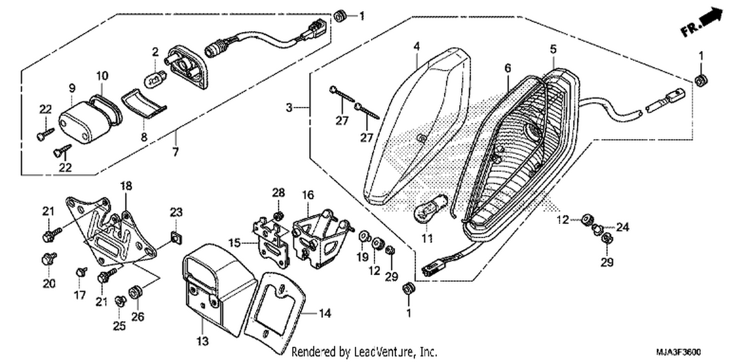  TAILLIGHT (VT750C/CA/CS)