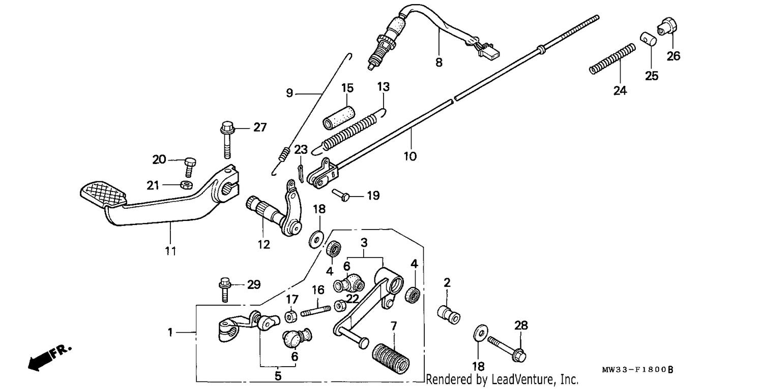 PEDAL (CB750)