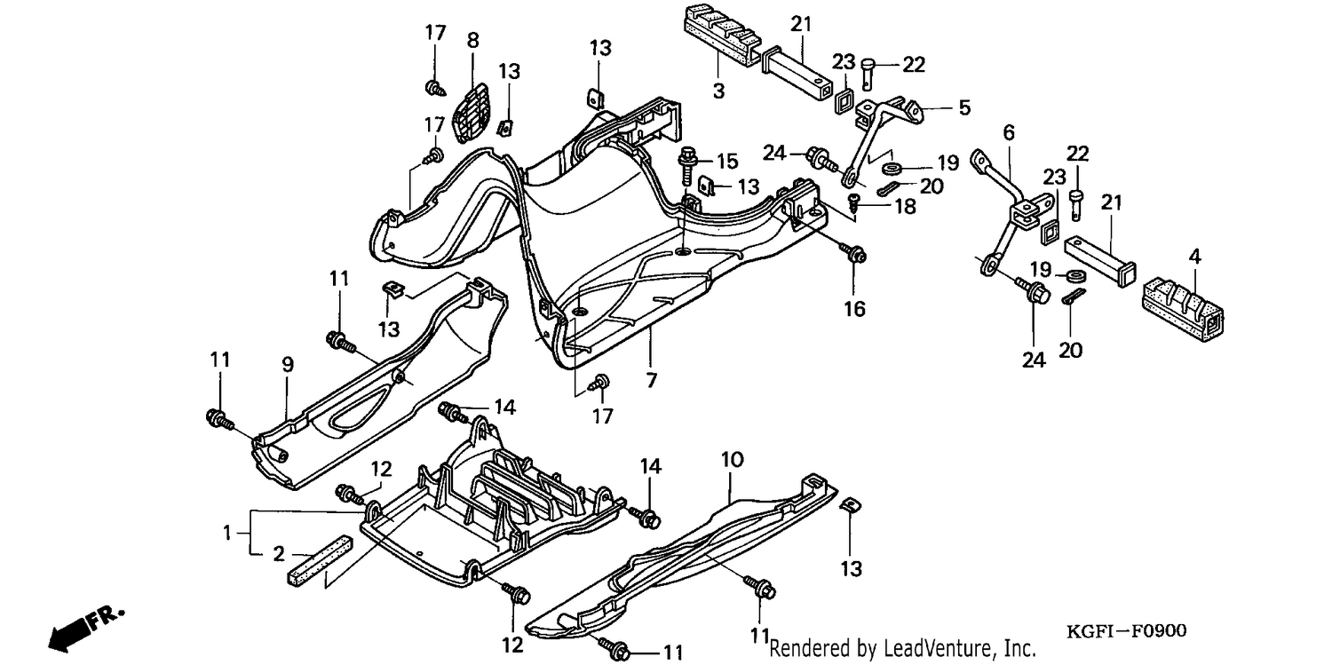 FLOOR PANEL/PILLION STEP