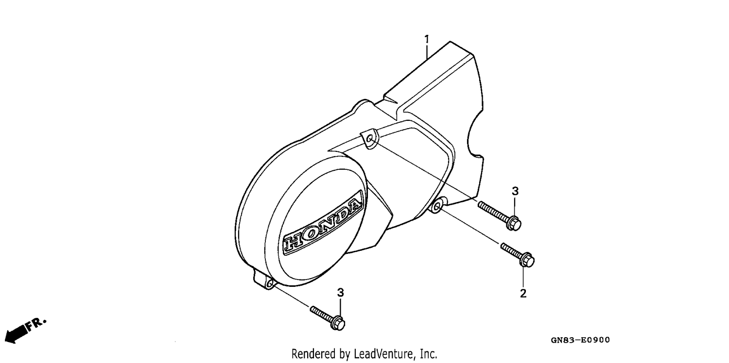LEFT CRANKCASE COVER (C90P/T)