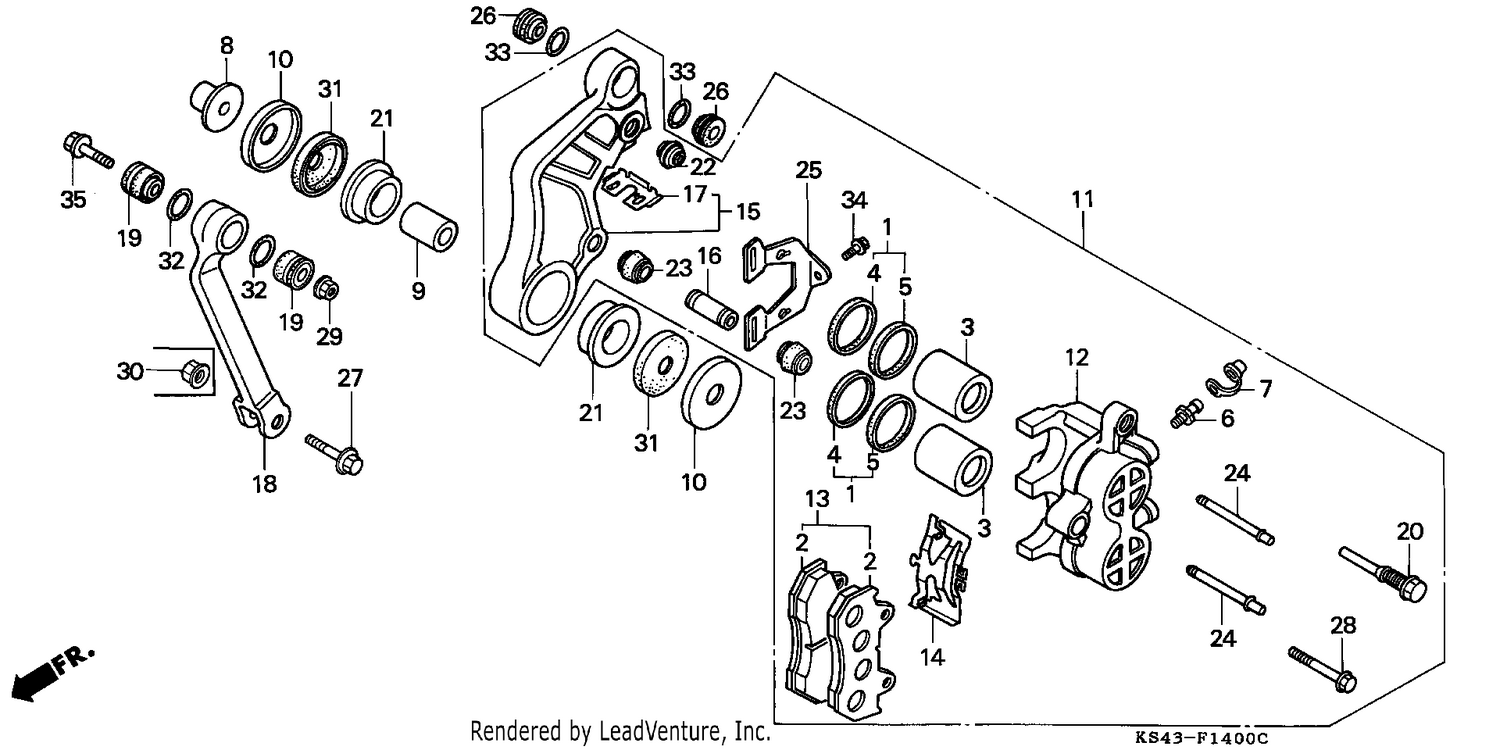FRONT BRAKE CALIPER