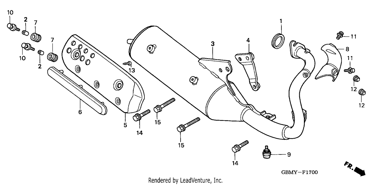 EXHAUST MUFFLER