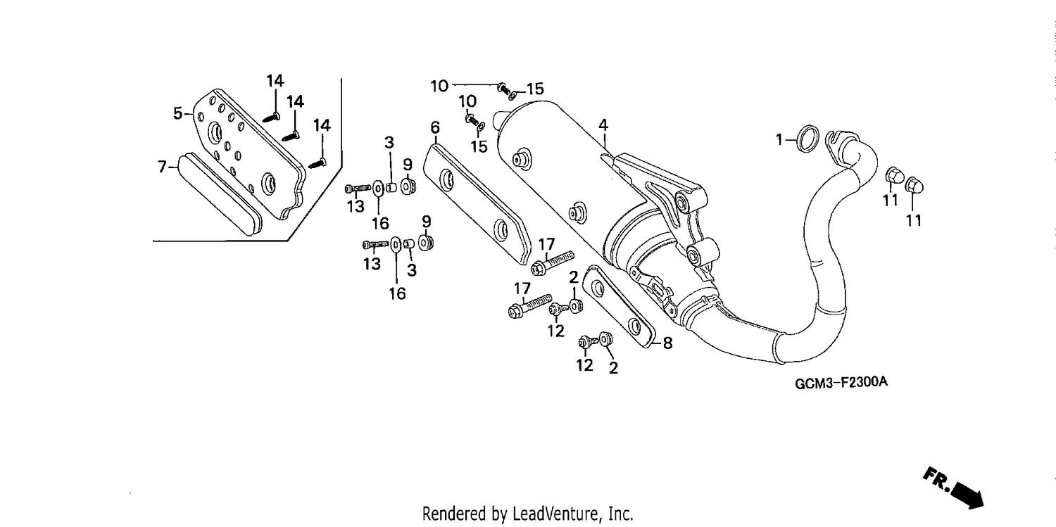 EXHAUST MUFFLER