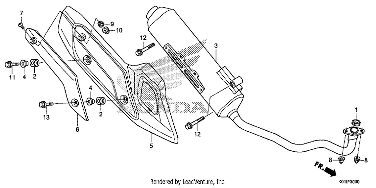  EXHAUST MUFFLER