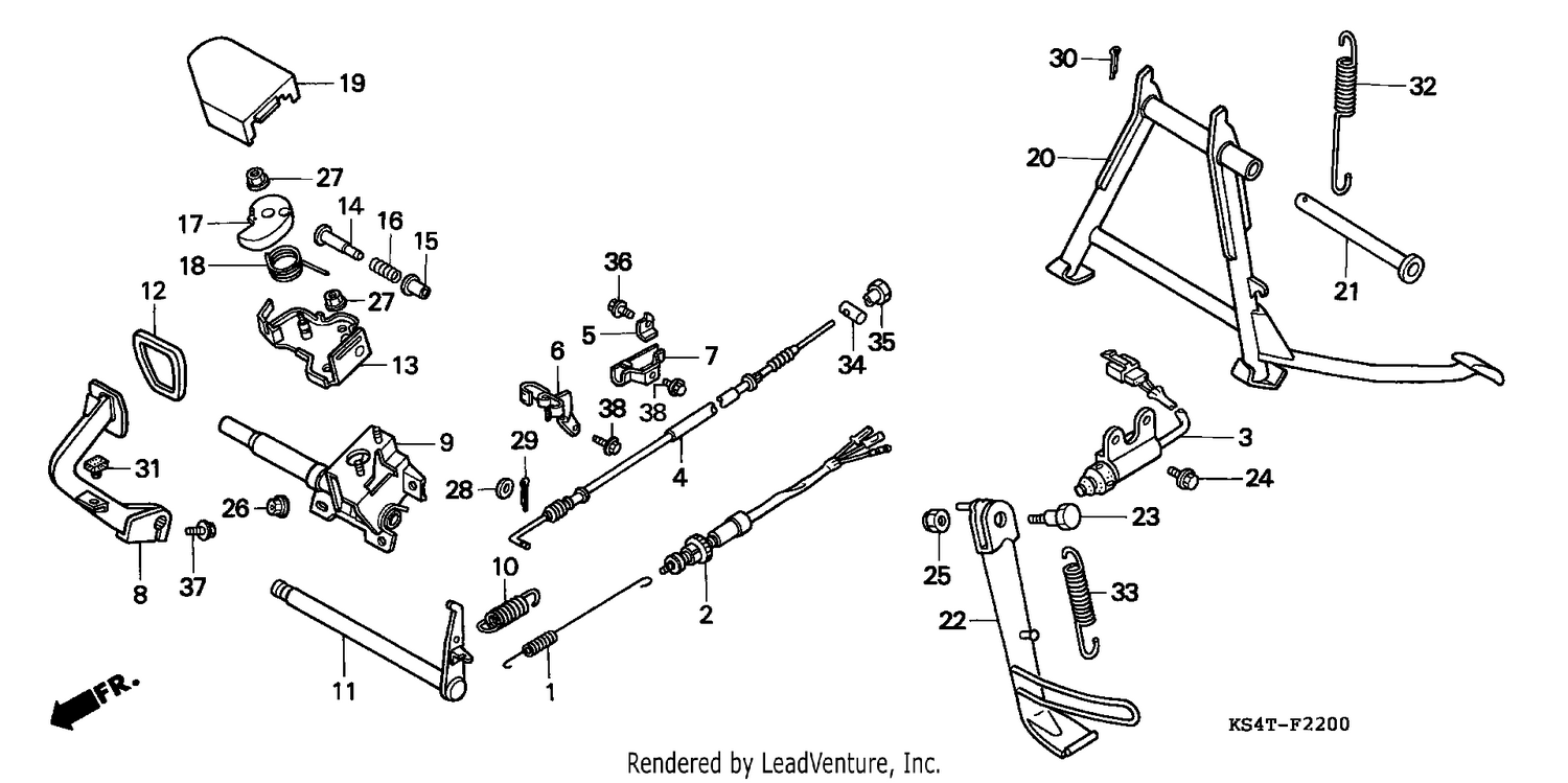 STAND/BRAKE PEDAL