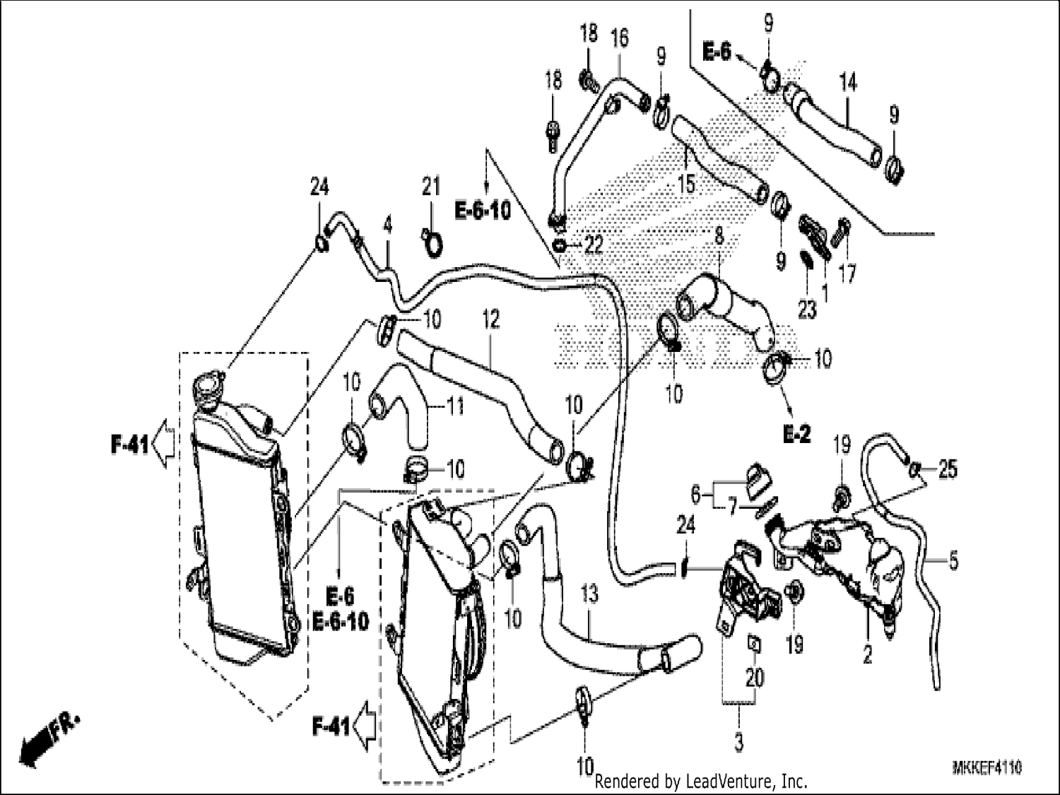  10 RADIATOR HOSE/WATER PIPE