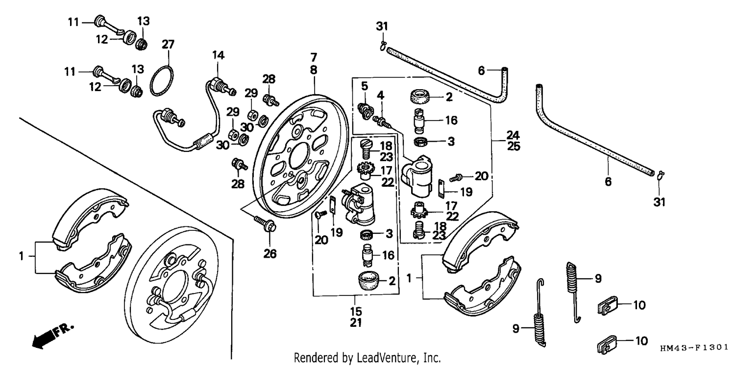 FRONT BRAKE PANEL