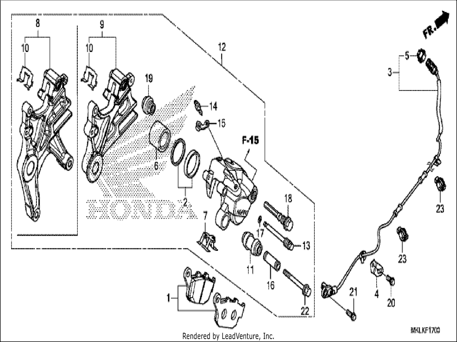  REAR BRAKE CALIPER