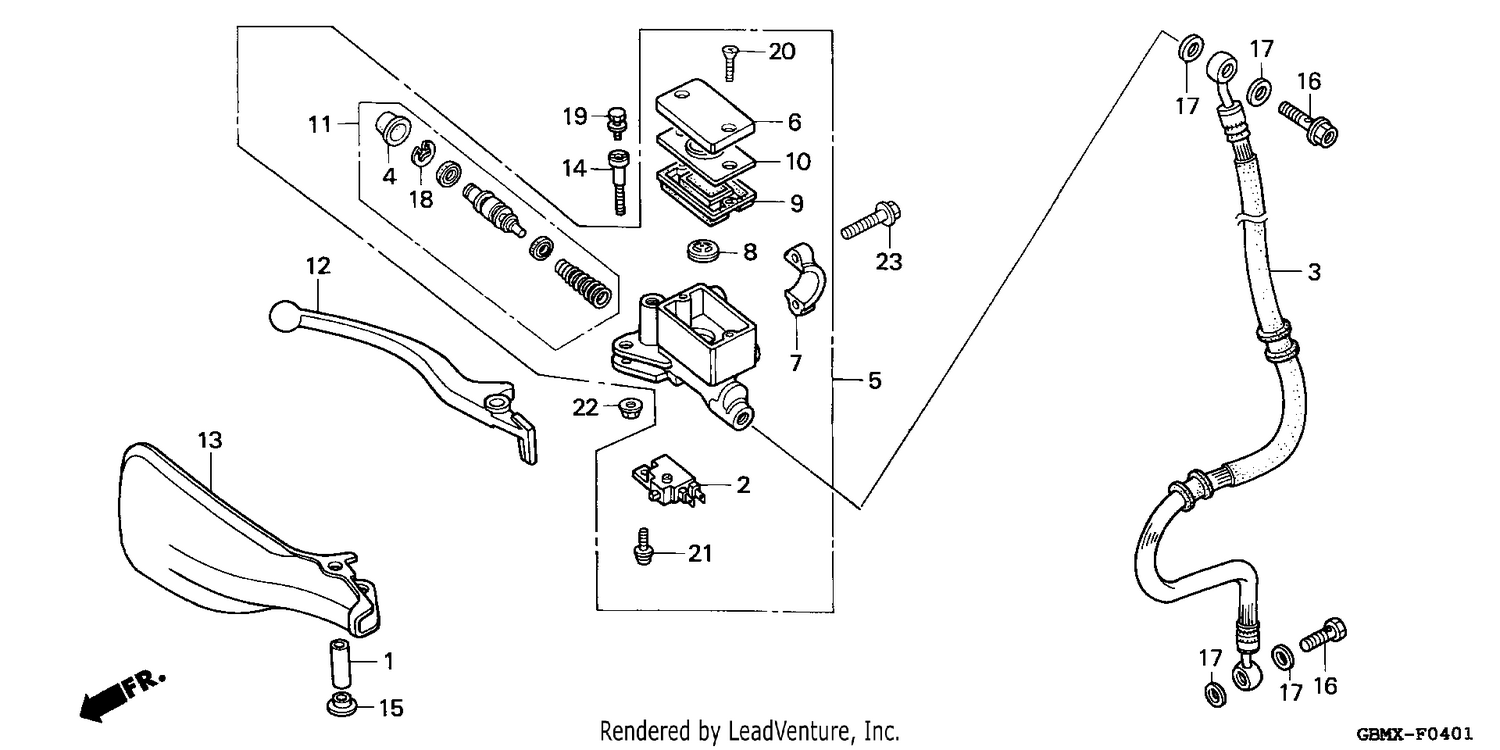 FR. BRAKE MASTER CYLINDER (2)