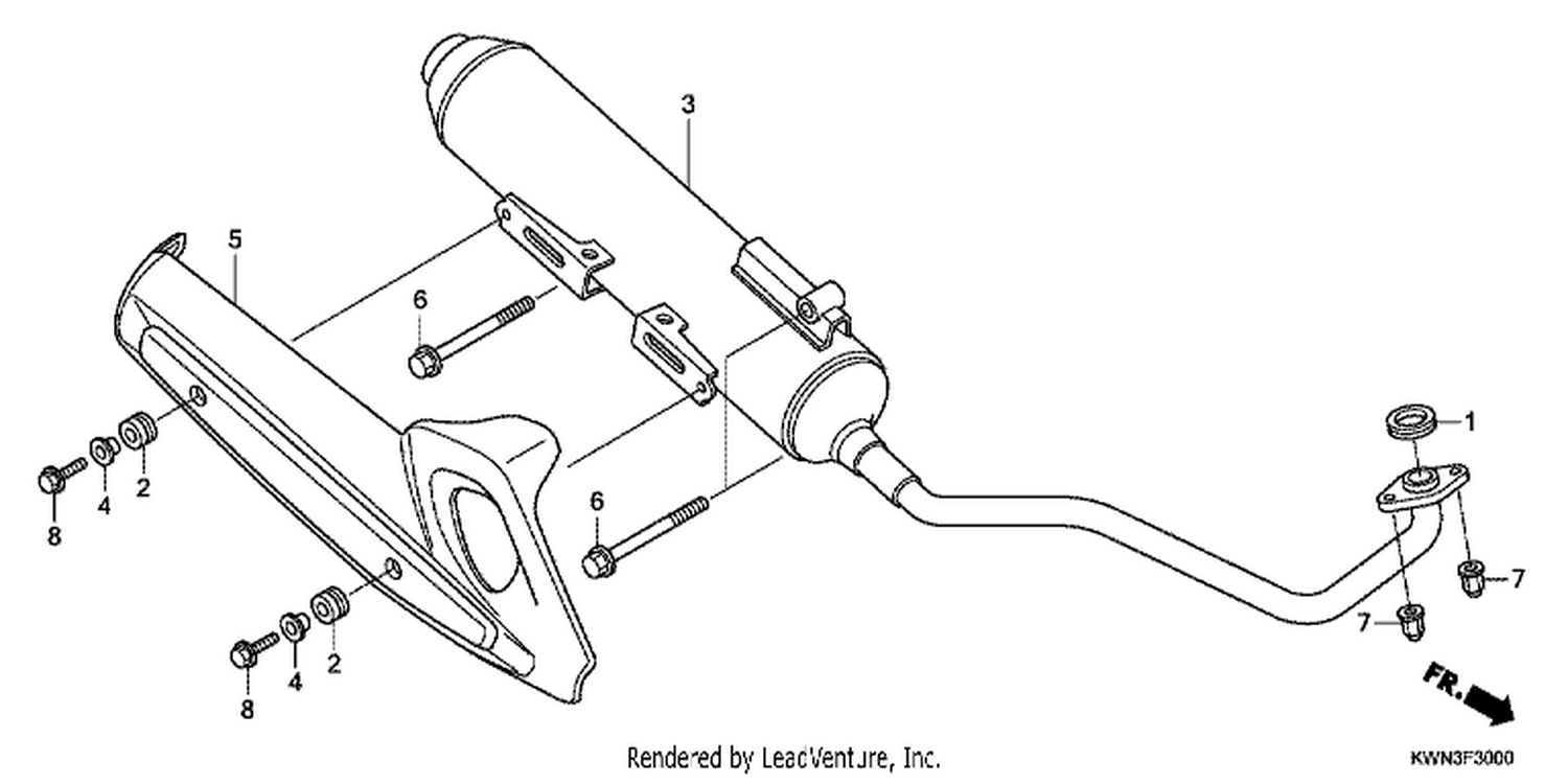  EXHAUST MUFFLER