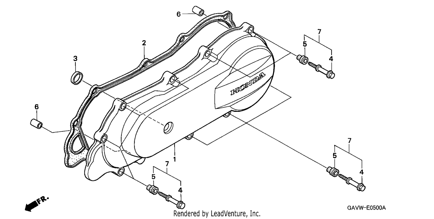 LEFT CRANKCASE COVER