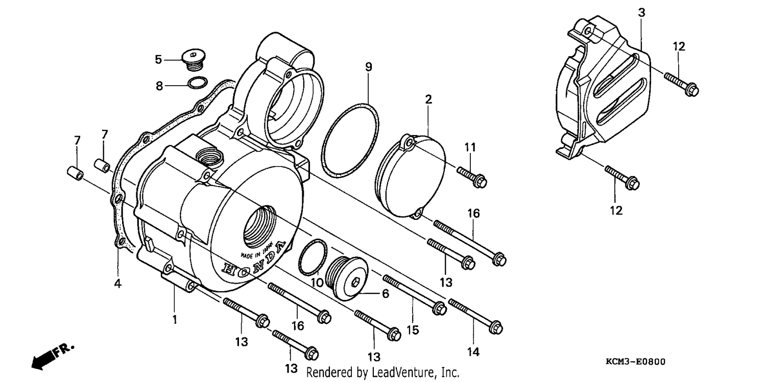 LEFT CRANKCASE COVER