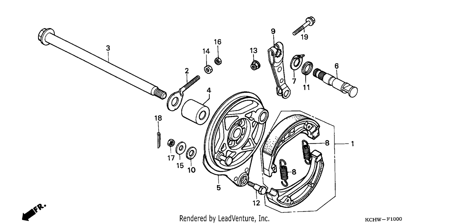 REAR BRAKE PANEL