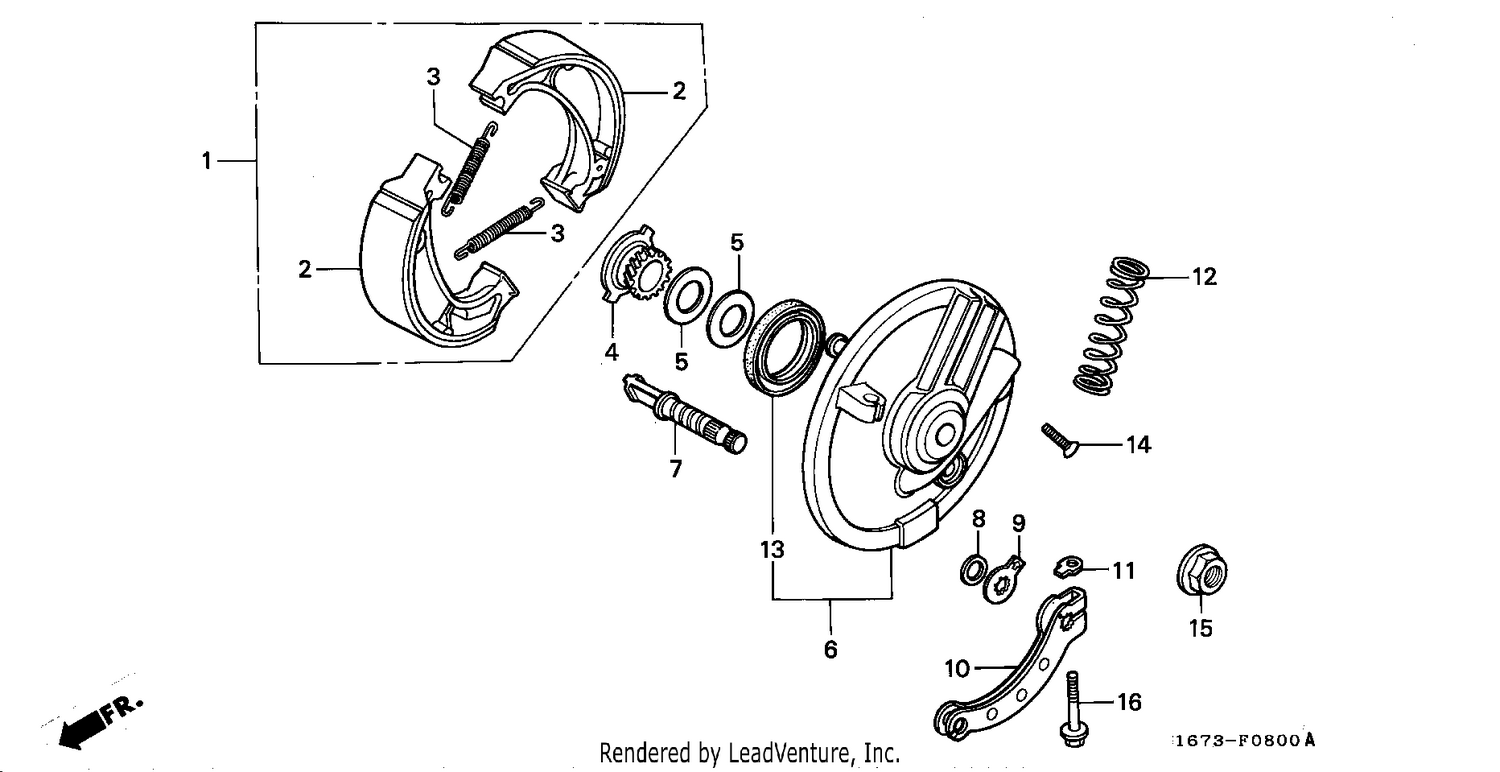 FRONT BRAKE PANEL